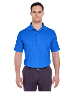 UltraClub 8610 Blue-Cool & Dry 8-Star Elite Performance Interlock Polo Blue