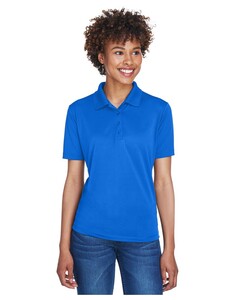 UltraClub 8610L Blue-Women's Cool & Dry 8-Star Elite Performance Interlock Polo Blue