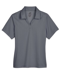 UltraClub UC102W Gray-Women's Cavalry Twill Performance Polo Gray