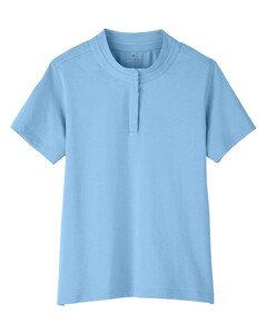 UltraClub UC105W Blue-Women's Lakeshore Stretch Cotton Performance Polo Blue