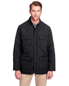 Dawson Quilted Hacking Jacket Navy UltraClub UC708 Navy