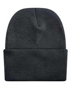 Unionwear 99C176 Black-Solid Knit Ski Hat Black