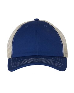 Contrast Stitch Mesh Cap Blue Valucap 3100 Blue