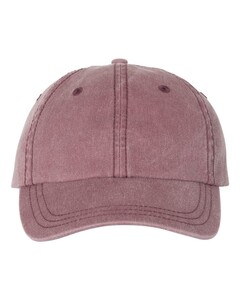 Pigment Dyed Dad Hat Maroon Valucap SP500 Maroon