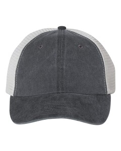 Pigment Dyed Trucker Hat Black Valucap SP510 Black
