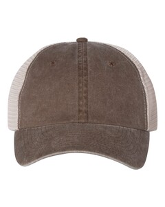 Pigment Dyed Trucker Hat Brown Valucap SP510 Brown