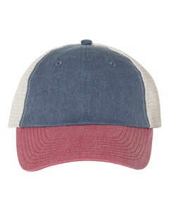 Pigment Dyed Trucker Hat Blue Valucap SP510 Blue