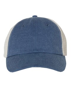 Pigment Dyed Trucker Hat Blue Valucap SP510 Blue