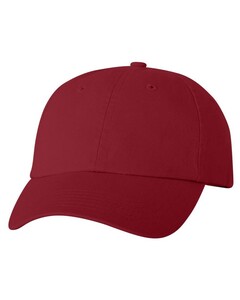 P-1 1 DOZEN DARK RED UNSTRUCTURED ADJUSTABLE  HATS CAPS 