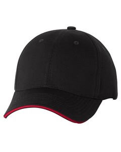Poly/Cotton Sandwich Twill Red Valucap VC950 Red