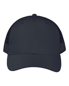 Valucap VC955 Navy-Poly Twill Trucker Cap Navy
