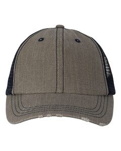 Contrast Stitch Cap Green Valucap VC990 Green