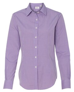 Women's Gingham Check Shirt Purple Van Heusen 13V0226 Purple