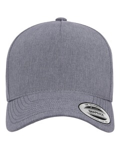 5-Panel Snapback with Perforated Cap Gray YP Classics 5389AP Gray