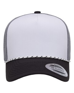 YP Classics 5389BD White-Five-Panel Perforated Rope Cap White