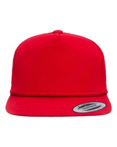 YP Classics 6002YP Red-Classic Poplin Golf Cap Red