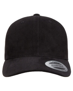 YP Classics 6363V Black-Structured Brushed Twill Cap Black
