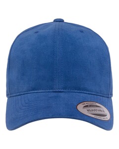 YP Classics 6363V Blue-Structured Brushed Twill Cap Blue