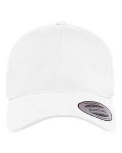 YP Classics 6363V White-Structured Brushed Twill Cap White