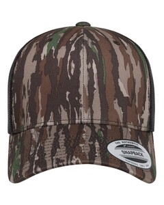 YP Classics 6606 Camo-Retro Trucker Hat Camo