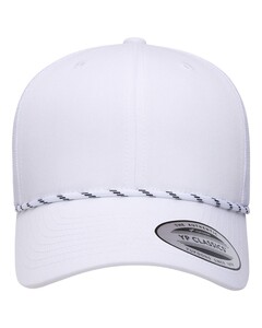 YP Classics 6606BD White-Retro Trucker Rope Cap White