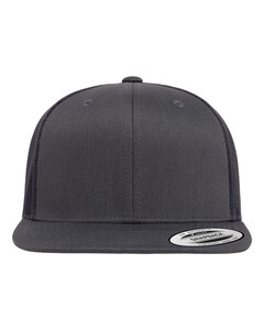 Retro High Profile Trucker Cap Gray YP Classics 6609 Gray