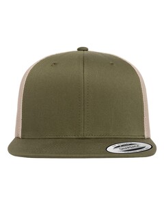 Retro High Profile Trucker Cap Green YP Classics 6609 Green