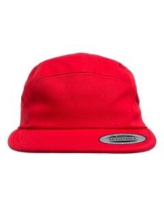 YP Classics 7005 Red-Classic Jockey Flat Bill Cap Red