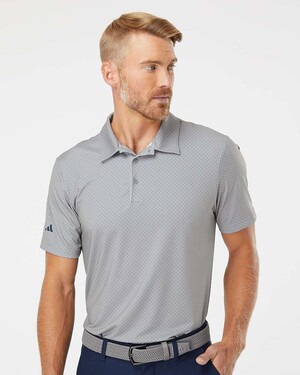 Diamond Dot Print Polo Shirt