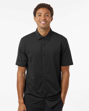 Adidas A595 Button Down Short Sleeve Shirt - T-ShirtWholesaler.com