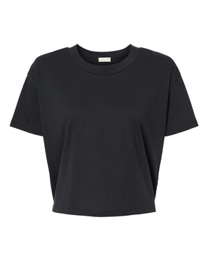 Women's Cotton Jersey Go-To Headliner Crop T-Shirt