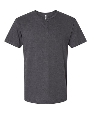 Unisex CVC Henley T-Shirt
