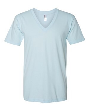 American Apparel ® Fine Jersey V-Neck T-Shirt. 2456W - Westside Stitch