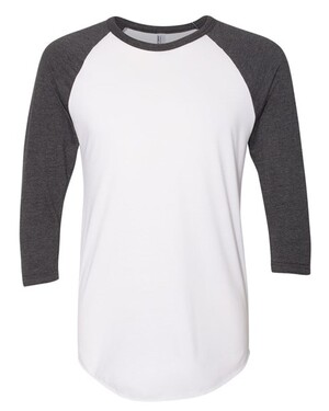 50/50 Raglan Three-Quarter Sleeve T-Shirt