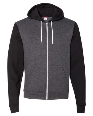 American Apparel F497W Flex Fleece Unisex Full Zip Hoodie BlankApparel