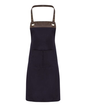 Espresso Bib Apron with Pockets