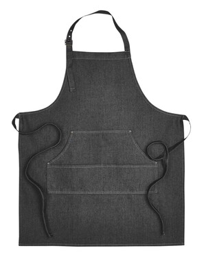 Four-Pocket Jeans Stitch Denim Bib Apron