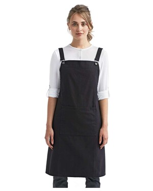 Cross Back Barista Apron with Pocket