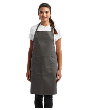 Recycled Bib Apron with Pocket