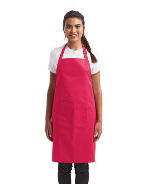 Recycled Bib Apron with Pocket