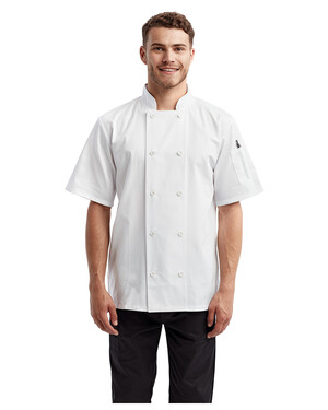 Short Sleeve Recycled Chef Coat