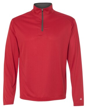 B-Core 100% Polyester Quarter-Zip Pullover