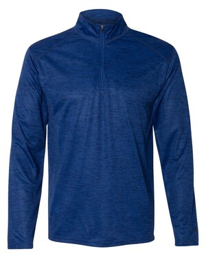 Tonal Blend Quarter-Zip Pullover T-Shirt
