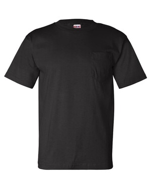 Bayside 7100 USA-Made Short Sleeve T-Shirt with a Pocket - T