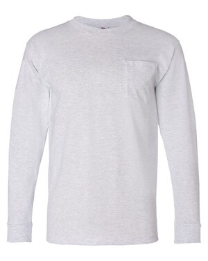 USA-Made Long Sleeve T-Shirt with a Pocket