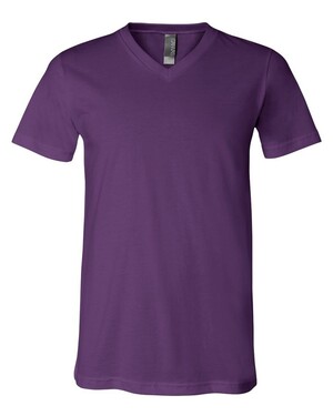 Bella Canvas Men's 3005U Jersey Short-Sleeve V-Neck T-Shirt – 100% Airlume Combed Ringspun Cotton