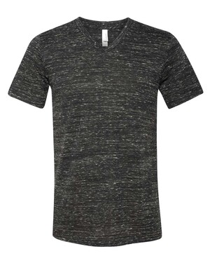 Unisex Textured Jersey V-Neck T-Shirt 