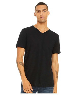 Unisex Textured Jersey V-Neck T-Shirt 