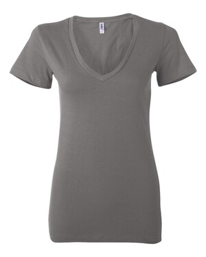 Women's Deep V-Neck Jersey T-Shirt