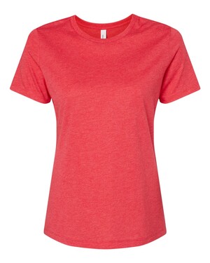 Women's Relaxed Heather CVC V-Neck Tee
